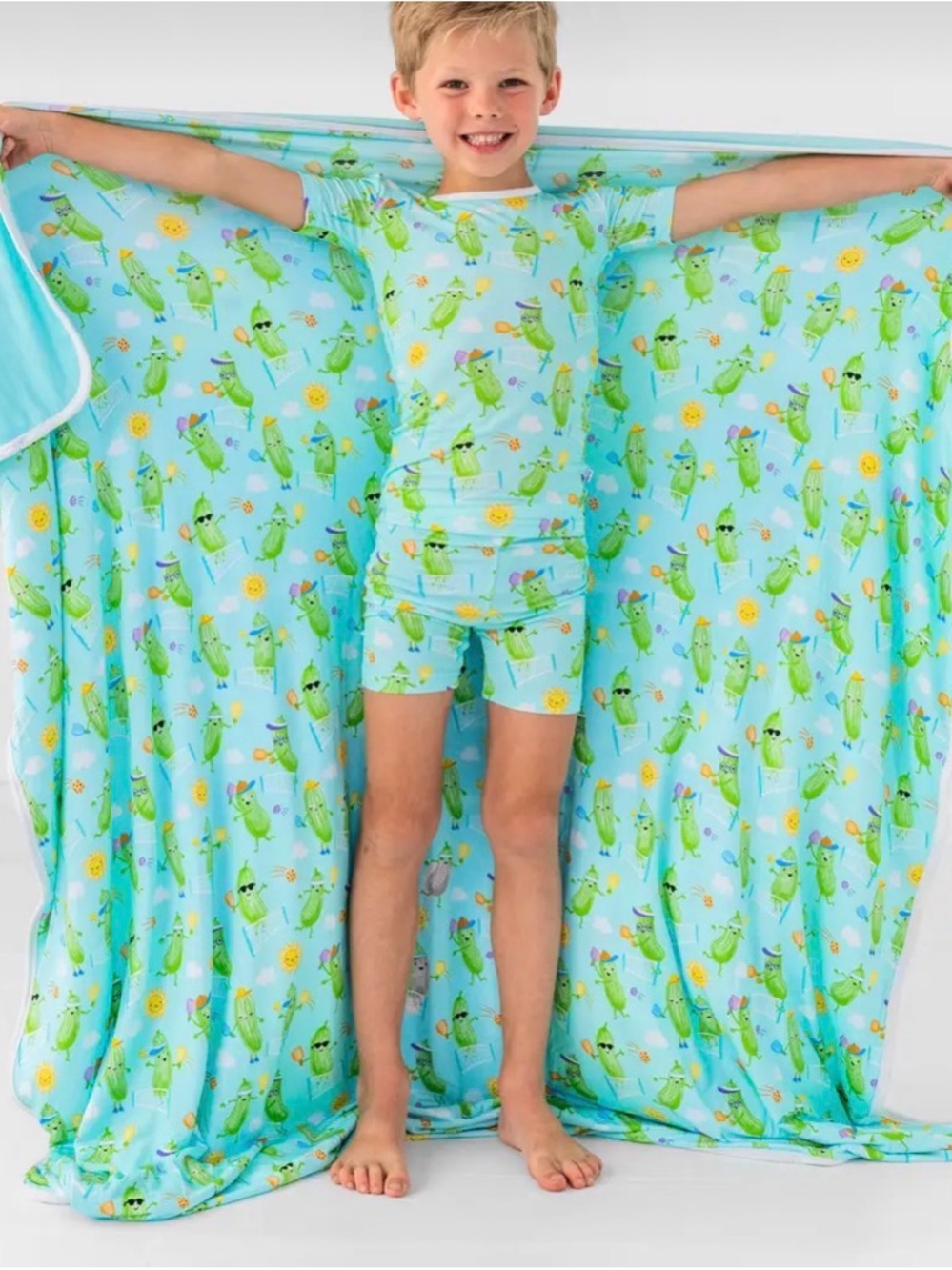 EUC - Little Sleepies Pickle Power (4T) bamboo pajamas